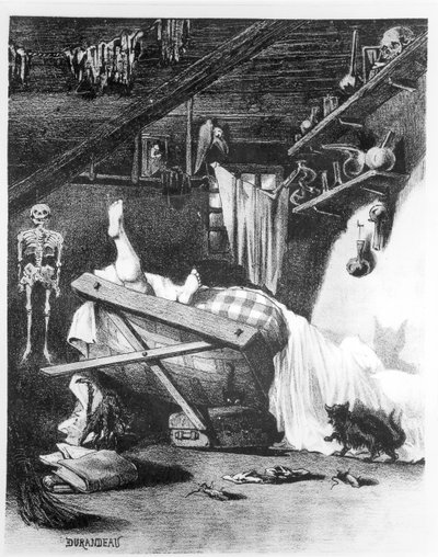 Las noches del Sr. Baudelaire (1821-67) de Durandeau